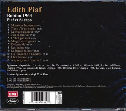 Edith Piaf, Theo Sarapo - Recital Bobino 1963 (CD)