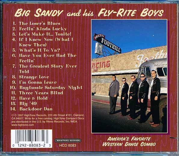 Big Sandy And His Fly-Rite Boys - Feelin' Kinda Lucky (CD)