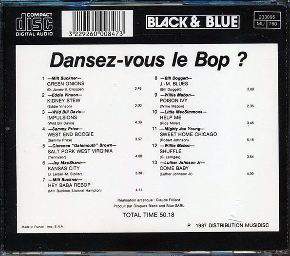 Various - Dansez-Vous Le Bop? (CD)