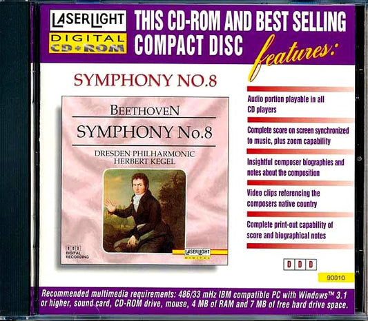 Dresden Philharmonic Herbert Kegel - Beethoven Symphony No. 8 (CD)