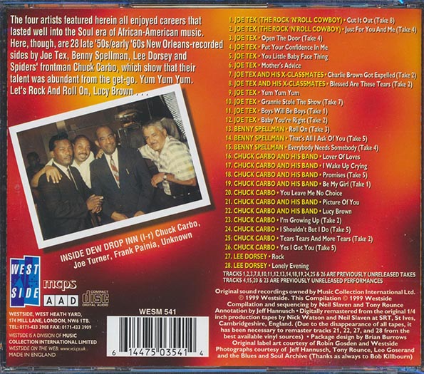 Joe Tex, Lee Dorsey, Chuck Carbo, Benny Spellman - Soul Stirrings: Original Ace Recordings 1957-62 (CD)
