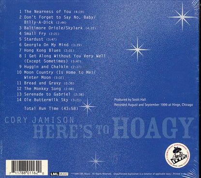 Cory Jamison - Here's To Hoagy (CD)