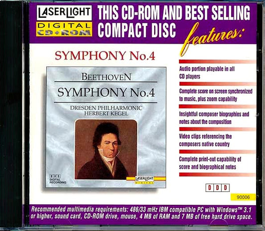 Dresden Philharmonic Herbert Kegel - Beethoven Symphony No. 4 (CD)