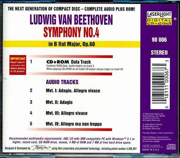 Dresden Philharmonic Herbert Kegel - Beethoven Symphony No. 4 (CD)