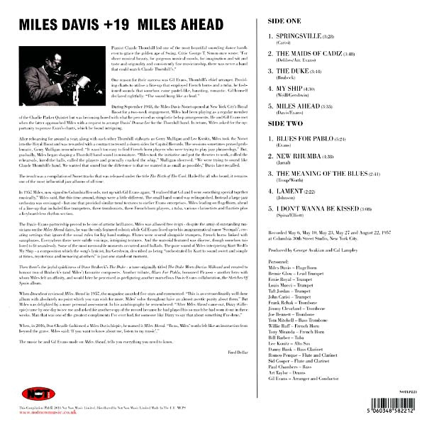 Miles Davis + 19, Gil Evans - Miles Ahead (LP) - PureSound Records