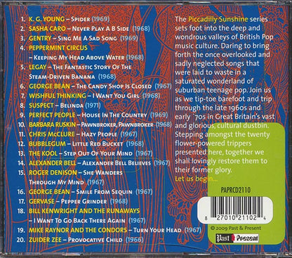Bubblegum, The Kool, Wishful Thinking, Peppermint Circus, Etc. - Piccadilly Sunshine Part 2: British Pop Psych And Other Flavours 1966-1971 (CD)