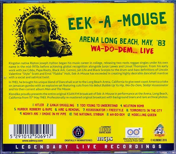 Eek A Mouse - Arena Long Beach May '83: Wa Do Dem Live (CD)