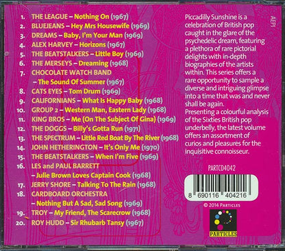 Bluejeans, Cats Eyes, The Doggs, The Beatstalkers, Cardboard Orchestra, Etc. - Piccadilly Sunshine Part 19: British Pop Psych And Other Flavours 1967-1971 (CD)