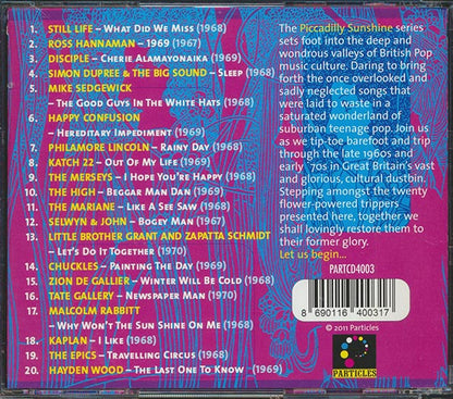 Katch 22, Happy Confusion, Chuckles, The Epics, Etc. - Piccadilly Sunshine Part 6: British Pop Psych And Other Flavours 1967-1970 (CD)