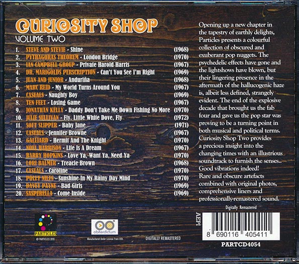 Casuals, Polly Niles, Soft Slipper, Ten Feet - Curiousity Shop Volume 2: A Rare Collection Of Aural Antiquities And Objects D'art From The British Isles 1967-1972 (CD)