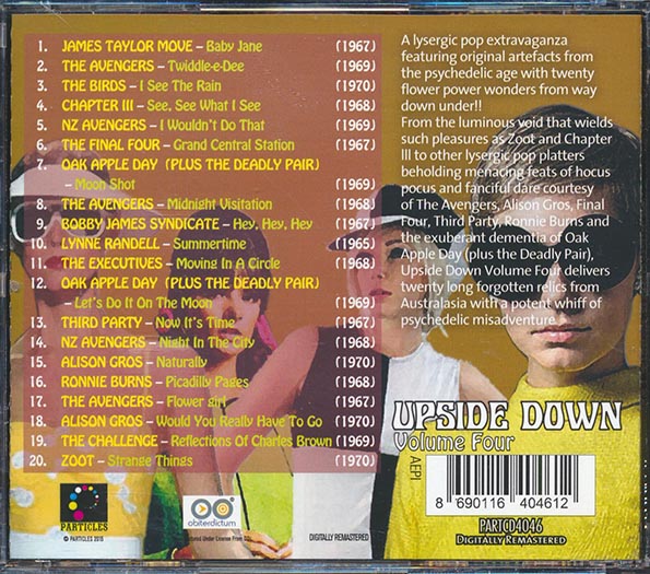 Zoot, The Avengers, The Final Four, Oak Apple Day, Etc. - Upside Down Volume 4, 1965-1970: Coloured Dreams From The Underworld (CD)
