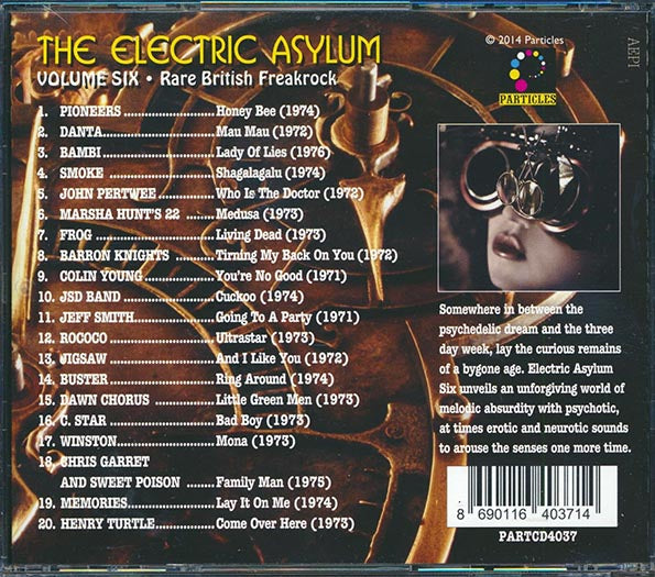 Bambi, Smoke, Frog, Jigsaw, Henry Turtle, Pioneers, Etc. - The Electric Asylum Volume 6: Rare British Freakrock 1971-1976 (CD)