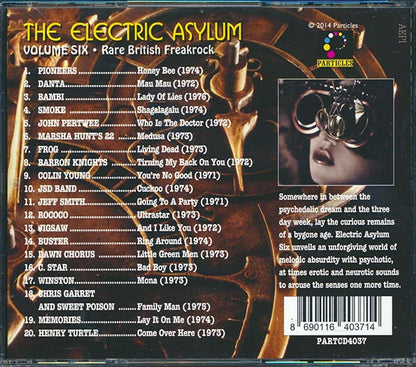 Bambi, Smoke, Frog, Jigsaw, Henry Turtle, Pioneers, Etc. - The Electric Asylum Volume 6: Rare British Freakrock 1971-1976 (CD)