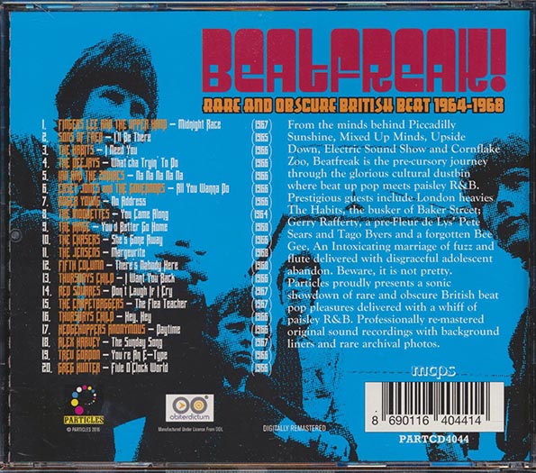 Red Squares, The Habits, Sons Of Fred, The Deejays, Etc. - Beatfreak! Volume 1: Rare And Obscure British Beat 1964-1968 (CD)