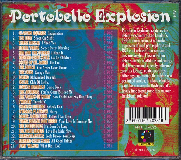 Ten Feet, Twinset, The Answers, Rosko, The Gods, Etc. - Portobello Explosion: The Mod Pop Sound Of Swinging London (CD)
