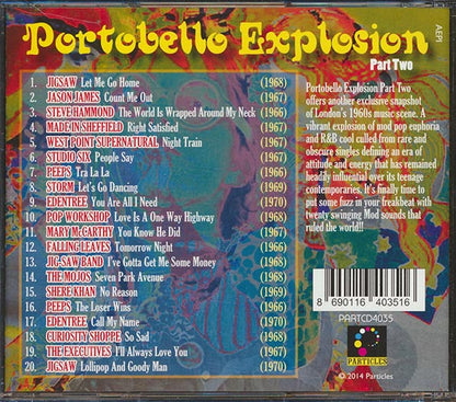 Jigsaw, Peeps, Storm, The Mojos, Curiousity Shoppe, Etc. - Portobello Explosion Part 2: The Mod Pop Sound Of Swinging London (CD)
