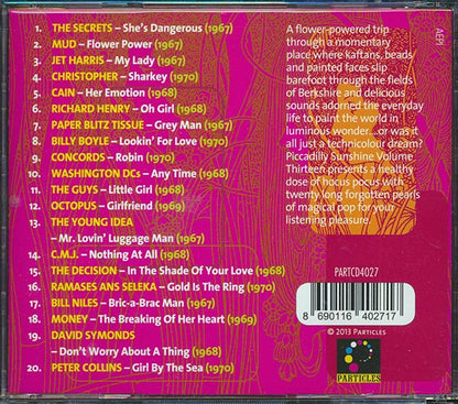 Mud, Jet Harris, Concords, Octopus, Money, The Guys, Etc. - Piccadilly Sunshine Part 13: British Pop Psych And Other Flavours 1967-1970 (CD)