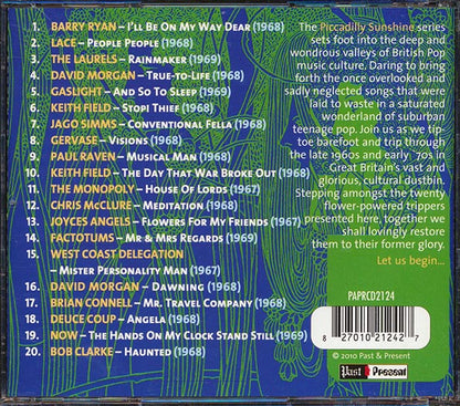 Lace, Factotums, Deuce Coup, Now, The Monopoly, Etc. - Piccadilly Sunshine Part 4: British Pop Psych And Other Flavours 1967-1969 (CD)