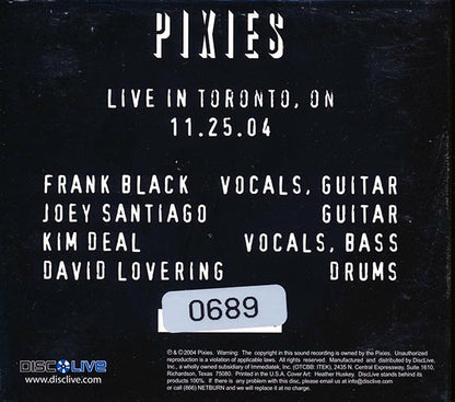 The Pixies - Live In Toronto, Ontario 11.25.04 (ltd. ed.) (CD)