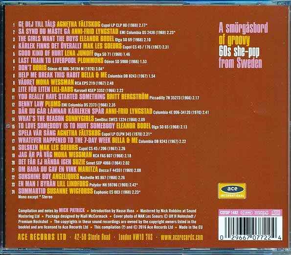 Various - The Girls Want The Boys! Sweden's Beat Girls: 1964-1970 (24 tracks) (CD)