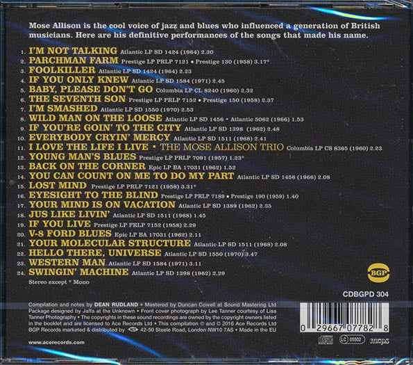Mose Allison - I'm Not Talkin': The Song Stylings Of Mose Allison 1957-1971 (CD)