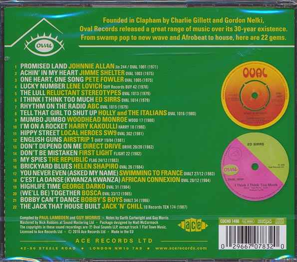 Various - Rhythm On The Radio: Oval Records Singles 1974-1987 (CD)