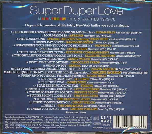 Various - Super Duper Love: Mainstream Hits & Rarities 1973-76 (CD)