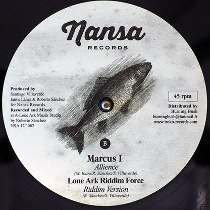 Earl Sixteen - Run Away (Extended Mix)  /  Marcus I - Allience; Lone Ark Riddim Force - Riddim Version (10", 12")