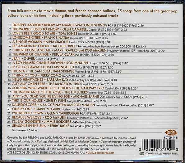 Various - Love's Been Good To Me: The Songs Of Rod McKuen (CD)