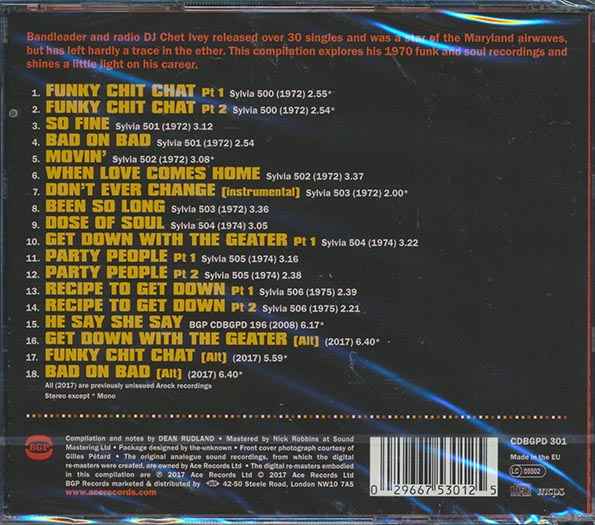 Chet Ivey - A Dose Of Soul: The Sylvia Funk Recordings 1972-75 (CD)