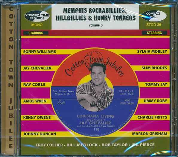 Various - Memphis Rockabillies, Hillbillies & Honky Tonkers Volume 6 (CD)