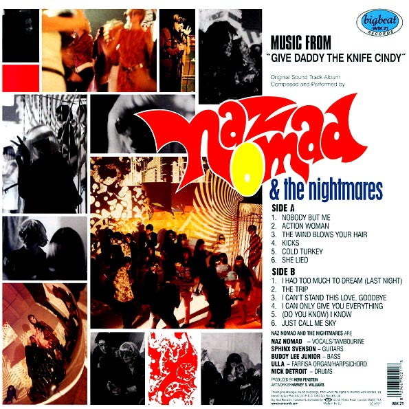 Naz Nomad & The Nightmares (The Damned) - Give Daddy The Knife Cindy (LP)