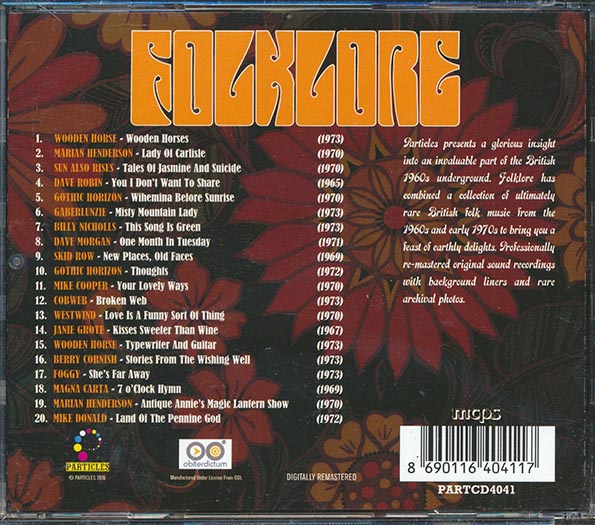 Various - Folklore: An Anglo Saxon Tribe Of Acoustic Troubadours Recorded Between 1965-1973 (incl. large booklet) (CD)