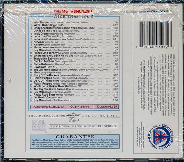 Gene Vincent - Rebel Heart Volume 2 (CD)