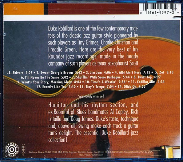 Duke Robillard - Plays Jazz: The Rounder Years (CD)