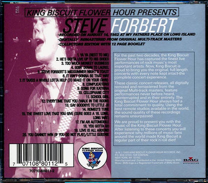 Steve Forbert - In Concert (incl. large booklet) (CD)