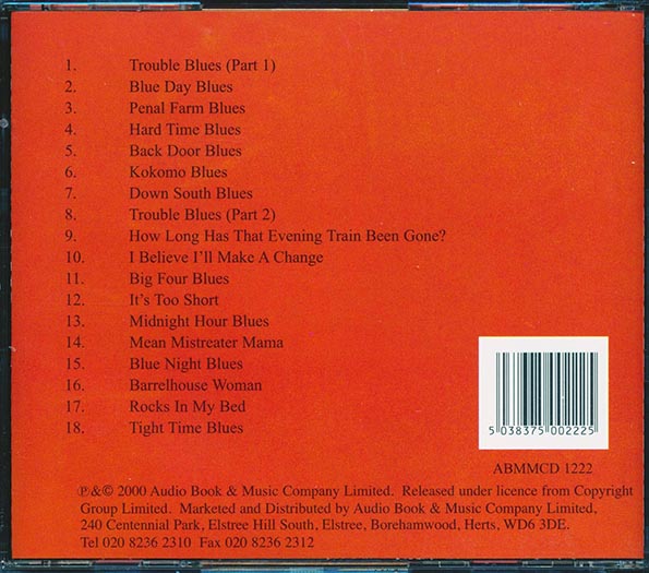Scrapper Blackwell - Hard Time Blues (CD)