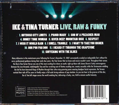 Ike & Tina Turner - Live, Raw & Funky (CD)