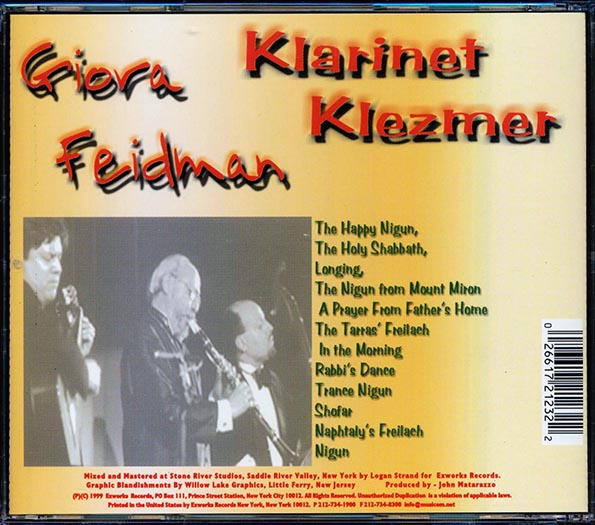 Giora Feidman - Klarinet Klezmer (CD)