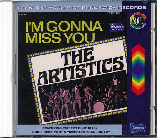 The Artistics - I'm Gonna Miss You (CD)