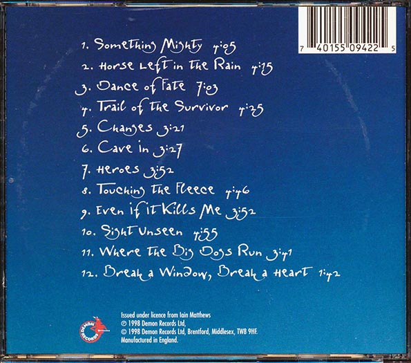 Iain Matthews - Excerpts From Swine Lake (CD)