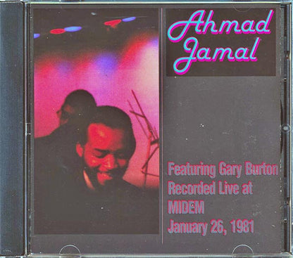 Ahmad Jamal - Recorded Live At Midem January 26, 1981 (Featuring Gary Burton) (CD)