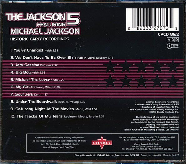 Jackson 5 - Historic Early Recordings (CD)