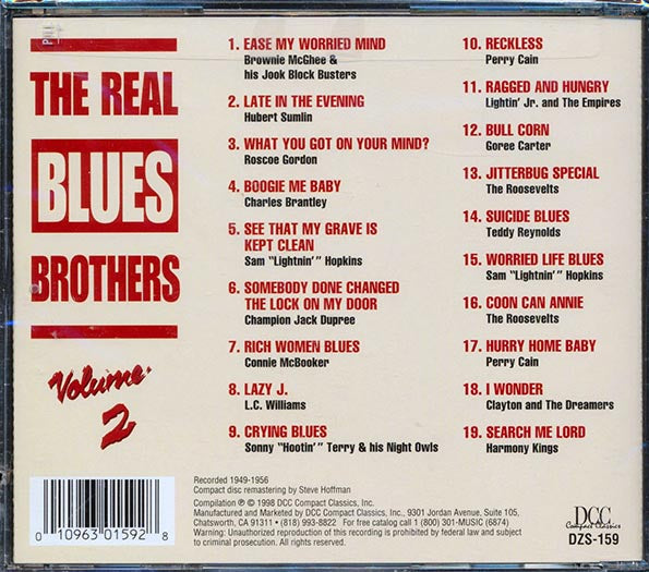 Various - The Real Blues Brothers Volume 2 (CD)