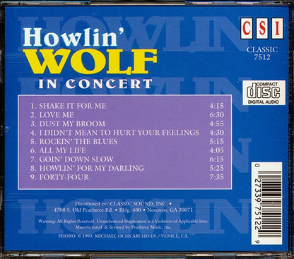Howlin' Wolf - In Concert (CD)