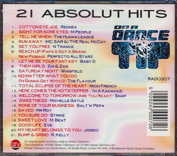 R Kelly, The Human League, M People, Etc. - On A Dance Tip (CD)