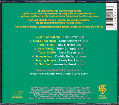 Louis Armstrong, Randy Brecker, Harry Edison, Etc. - Sound The Trumpets (CD)