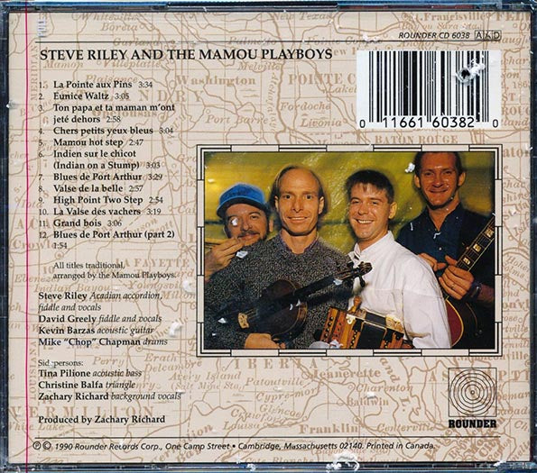 Steve Riley & The Mamou Playboys - Steve Riley And The Mamou Playboys (CD)