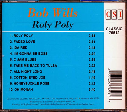 Bob Wills - Roly Poly (CD)