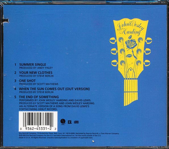 John Wesley Harding - Pett Levels: The Summer EP (CD)